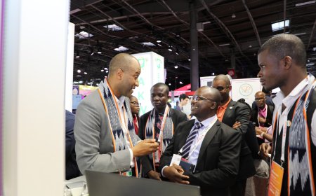 L'INP-HB au salon du VIVA TECH.