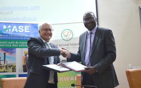 UN PARTENARIAT PIONNIER POUR L'ÉDUCATION ET LA SÉCURITÉ EN CÔTE D'IVOIRE : L'INP-HB ET MASE CÔTE D’IVOIRE UNISSENT LEURS FORCES"
