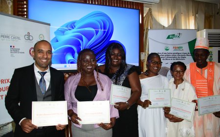 INP-HB/COOPERATION SECTEUR PRIVE : les lauréats du Prix Jeunes Espoirs récompensés à l’INP-HB