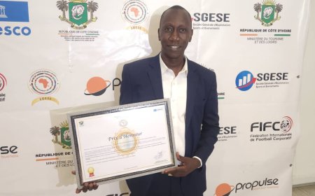 PARTENARIAT/FORMATION : LE CERGES DE L’INP-HB HONORE POUR SON EXCELLENCE ET SON IMPACT SUR LE SPORT EN AFRIQUE