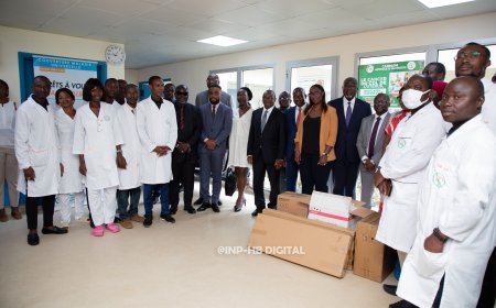 PARTENARIAT : L’INP-HB REÇOIT UN DON DE MATERIELS SANITAIRES DE GUCE-CI