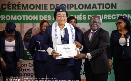 INP-HB/FORMATION : LA 5ᵉ PROMOTION DES ATTACHES DE DIRECTION CELEBRE SA DIPLOMATION  