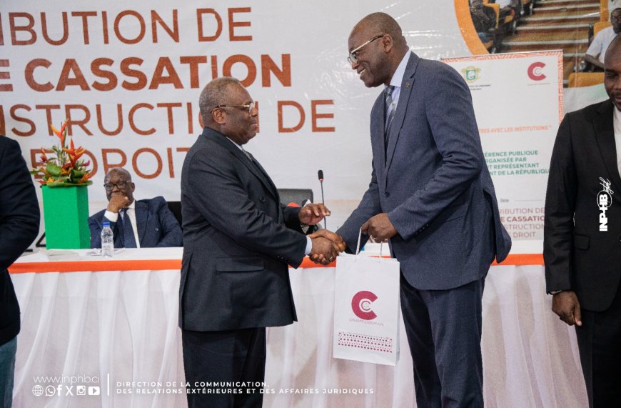 LA COUR DE CASSATION AU CŒUR D’UNE CONFERENCE A L’INP-HB POUR PROMOUVOIR L’ÉTAT DE DROIT  