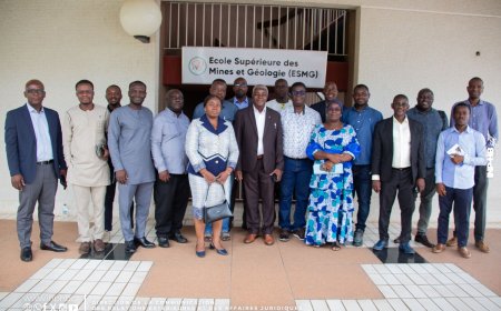 INP-HB/FORMATION : L'INP-HB ACCUEILLE UNE DÉLÉGATION DE L'UMAT TARKWA (GHANA) POUR RENFORCER LA COOPÉRATION SCIENTIFIQUE