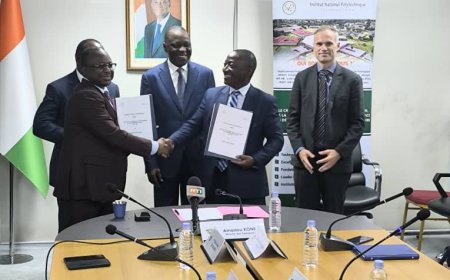 INP-HB/PARTENARIAT/FORMATION ET MOBILITÉ URBAINE : L’INP-HB ET KEOLIS CÔTE D’IVOIRE SIGNENT UN PARTENARIAT POUR LA FORMATION D’ÉTUDIANTS SPÉCIALISÉS DANS LE SECTEUR DU MÉTRO URBAIN