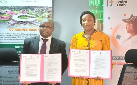 INP-HB/ PARTENARIAT : L’INP-HB et HIT MUTUALISENT LEUR COMPÉTENCES POUR PROMOUVOIR L'ENTREPRENEURIAT À TRAVERS L'INCUBATION
