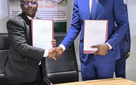 SIGNATURE DE CONVENTION CADRE : INP-HB/MINISTERE DU COMMERCE ET DE L’INDUSTRIE