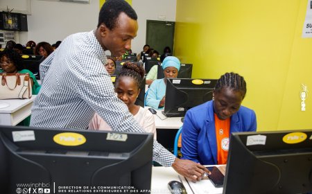 INP-HB / FORMATION : LES SECRETAIRES ET ASSISTANTES DE DIRECTION DE L’INP-HB FORMEES A L’INTELLIGENCE ARTIFICIELLE ET AUX TECHNIQUES D’ACCUEIL.