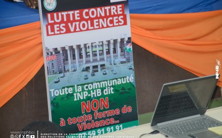 INP-HB : LANCEMENT DE LA CAMPAGNE DE SENSIBILISATION CONTRE LES VIOLENCES BASEES SUR LE GENRE.