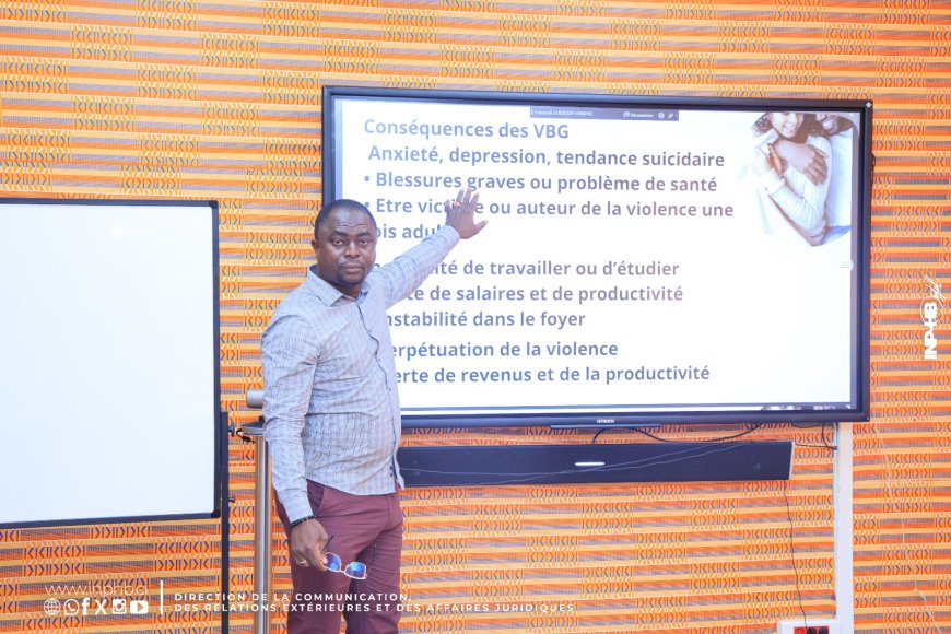 INP-HB⁄ FORMATION L’INP-HB SENSIBILISE SES POINTS FOCAUX SUR L’ÉGALITÉ, LES VIOLENCES BASÉES SUR LE GENRE ET LE HARCÈLEMENT