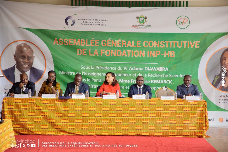 INP-HB/SOCIETAL : NAISSANCE OFFICIELLE DE LA FONDATION INP-HB - UN NOUVEL ÉLAN POUR L’EXCELLENCE