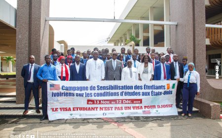 INP-HB / FORMATION : LANCEMENT D’UNE CAMPAGNE NATIONALE DE SENSIBILISATION SUR LES CONDITIONS D’ÉTUDES AUX ÉTATS-UNIS.  