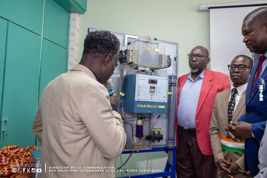 INP-HB/PARTENARIAT : CLÔTURE  DU PROJET BIOCLEAN, L'INP-HB ET LE FONSTI DEVOILENT UNE INNOVATION CLÉ POUR LE TRAITEMENT DES EFFLUENTS HOSPITALIERS