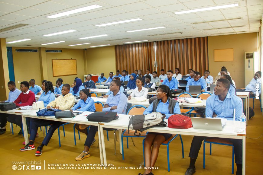 INP-HB/FORMATION : LES ETUDIANTS INGÉNIEURS DE L'ESI RENFORCENT LEURS COMPÉTENCES EN GESTION DE PROJET AVEC LE PMI CÔTE D'IVOIRE