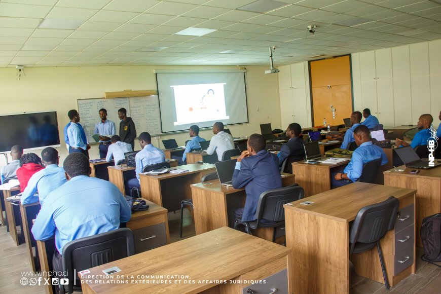INP-HB/FORMATION : LES ETUDIANTS INGÉNIEURS DE L'ESI RENFORCENT LEURS COMPÉTENCES EN GESTION DE PROJET AVEC LE PMI CÔTE D'IVOIRE
