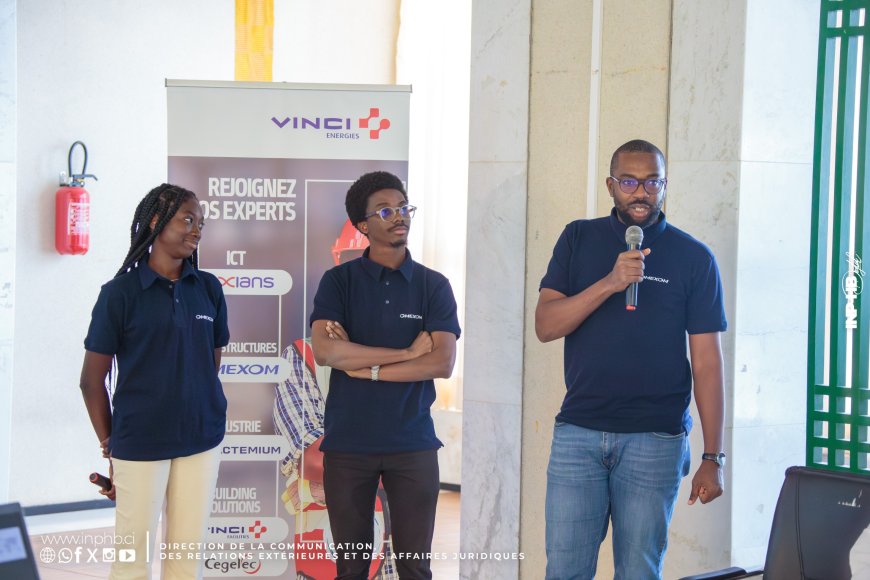 INP-HB/PARTENARIAT : L'INP-HB ET VINCI ÉNERGIES REAFFIRMENT LEUR ENGAGEMENT EN FAVEUR DE L'EMPLOYABILITÉ DES JEUNES AU COURS DU YOUNG TALENTS DAY 2025
