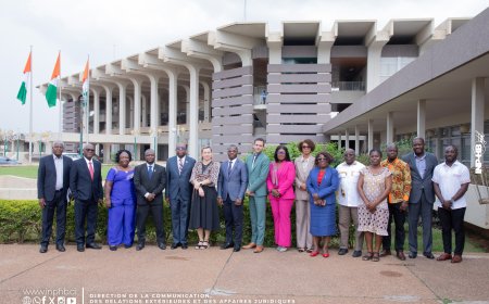 INP-HB/PARTENARIAT : L’INP-HB reçoit une délégation du projet AFD Liberia pour une mission conjointe de suivi-évaluation et comité de pilotage du projet