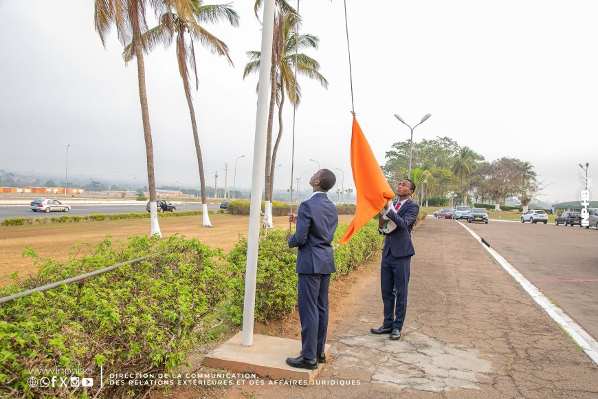 INP-HB/SOCIETAL : CEREMONIE D’HOMMAGE AUX COULEURS NATIONALES SOUS LE SIGNE DE L’ENGAGEMENT, DU CIVISME ET DE L’EXCELLENCE.