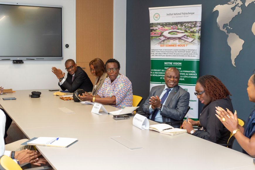 INP-HB/PARTENARIAT : un nouveau partenariat avec EPIROC Côte d'Ivoire pour renforcer l’employabilité des étudiants.