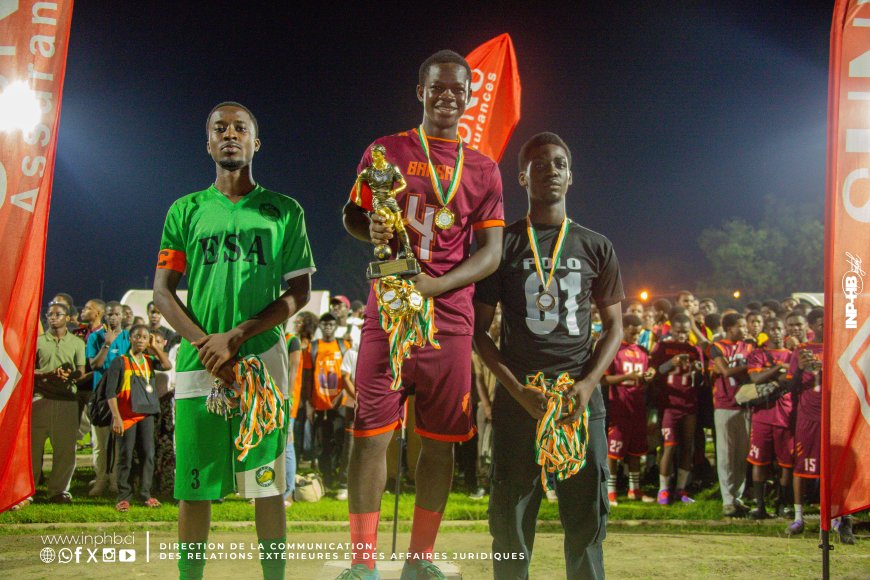 INP-HB/SOCIETAL : COUP DE SIFFLET DE FIN POUR LA 13 EDITION DU TOURNOI INTER-ECOLES INP-HB.